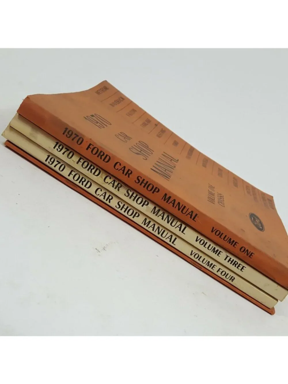 1970 Ford Car Auto Service Mechanic Shop Repair Manual Set Factory 1, 3, 4, 5